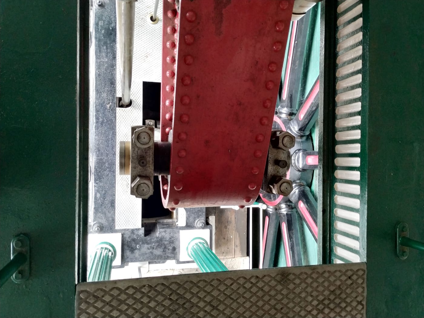 Close to the engine